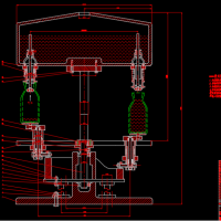 常压灌装机课程设计CAD图纸