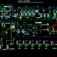 富士康某纯净水系统工艺流程图