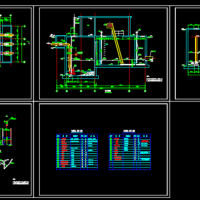 污水处理厂粗格栅及污水提升泵房设计图