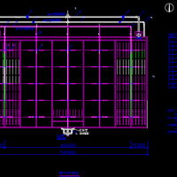 某工厂曝气池管道结构工程设计方案图
