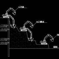 土方工程施工机械图块及施工方法图