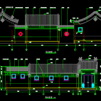 19.2X27.67木结构四合院建筑设计CAD图