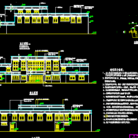 藏族医院建筑全套CAD设计图纸