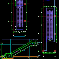 某商业建筑自动扶梯设计CAD详图