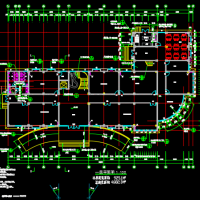 某药业公司五层框架结构办公楼建筑及结构设计图(L形4686平米)