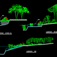 生态驳岸CAD施工图