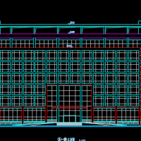 七层框架结构办公楼全套CAD施工图