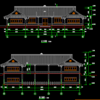 三套川西民居建筑及结构设计施工图