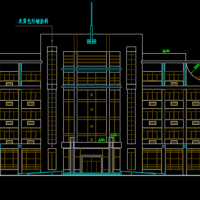 桐庐5008平米五层框架结构办公楼建筑设计图纸
