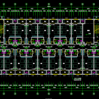 浙江安吉4827平米六层框架结构宿舍楼建筑设计施工图