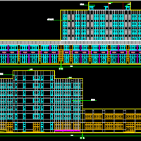 4739平米六层框架公寓楼投标文件编制(清单报价、建筑结构图)