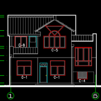 12.6X10.2米农村2层房屋建筑设计图