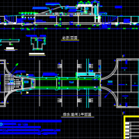 排水涵闸CAD施工图