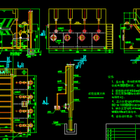 80t/h全自动净水器结构总图