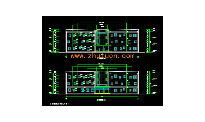 3128平米3层框架殡仪馆骨灰堂建筑设计施工图