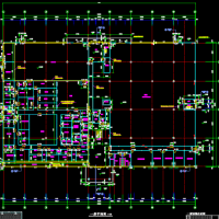 9027平米制药厂厂房建筑设计施工图