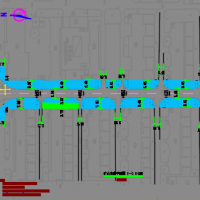 城市沥青混凝土道路设计图(三级市政道路)