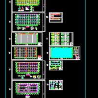 二层框排架结构物流仓库施工图（含计算书）