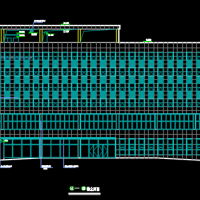 六层框架结构办公楼建筑图