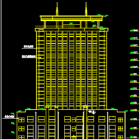 14层综合楼建筑设计施工图