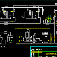 2X2.8MW燃气热水锅炉热力系统图