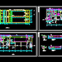 污水厂气浮池CAD设计图