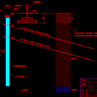 深排桩及预应力锚索基坑支护设计图(带方案说明)