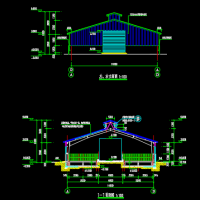 14米跨羊舍羊场建筑设计图