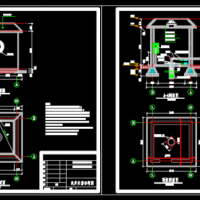 深井泵房CAD设计图