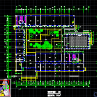 某学校综合楼建筑方案图（U型）