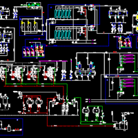 电厂80T/H锅炉补给水处理UF+RO+MB系统施工图
