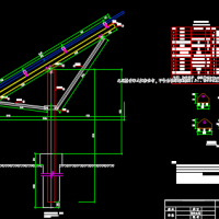 光伏支架基础设计CAD图