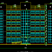 江西某1988.平米六层办公楼建筑施工图