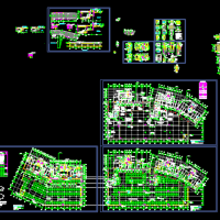 住宅小区人防地下室建筑设计施工图