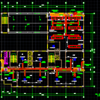 安徽合肥某高层办公楼多联机空调系统设计图