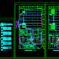 两层食堂电气设计施工图