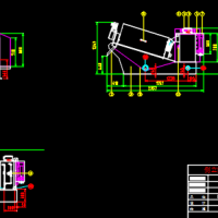 叠螺脱水机CAD三视图