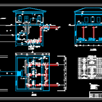 水泵站房设计图