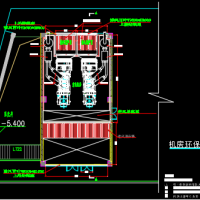 1500kw柴油发电机组环保CAD图