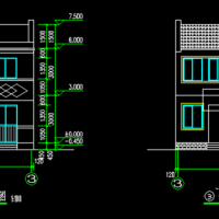6.6X9.0两层农村自建房建筑及结构设计图