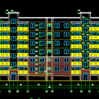昆明6层框架结构住宅楼建筑设计