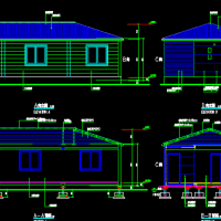 一层轻钢结构住宅建筑结构施工图