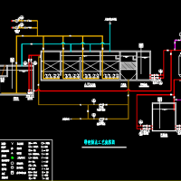 污水处理厂AO法工艺流程图