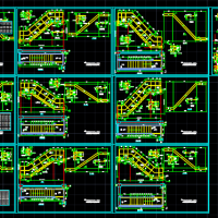 工业建筑钢结构楼梯结构设计施工图