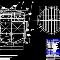 厌氧UASB反应器CAD图纸