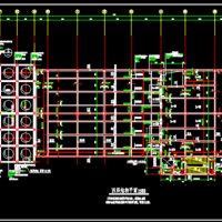 框架结构面粉车间结构设计图（管桩）