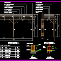 钢架平台结构设计图