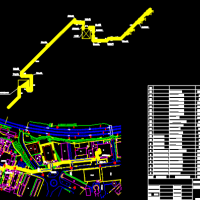 城区管网中低压燃气管道设计图