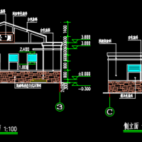 公共厕所建筑结构水电全套施工图