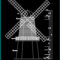 钢结构风车设计图